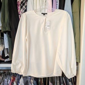 J. Crew Cream Blouse
